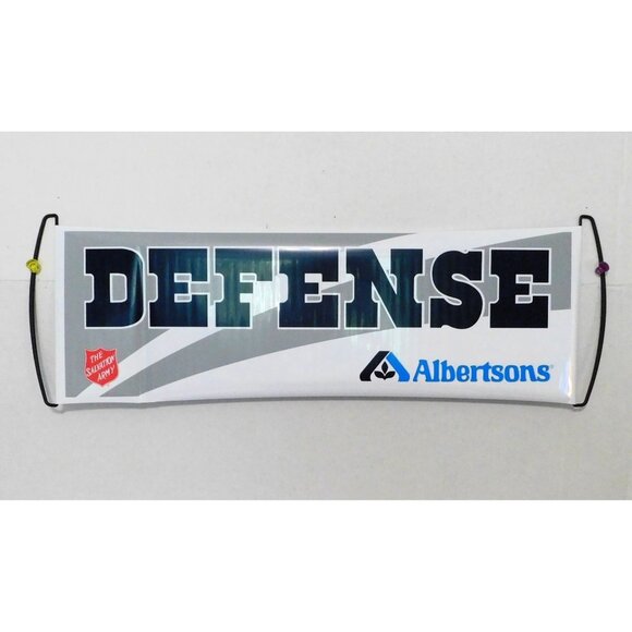 Dallas Cowboys Defense Retractable Banner 27" x 9.5" Game Day Swag Albertsons - Picture 2 of 3